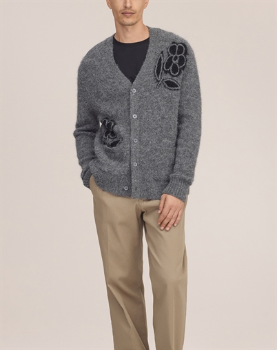 NN. 07 - Kyle 60021 Cardigan - Dark Grey Melange 